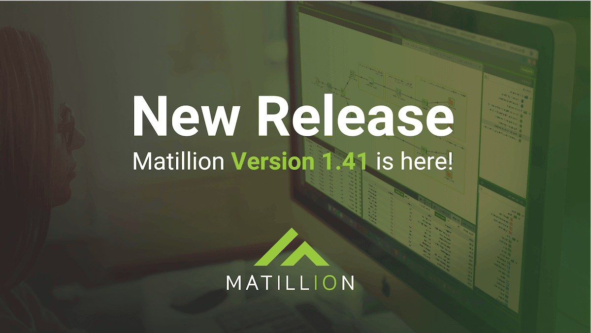 Matillion ETL Release 1.41 is here